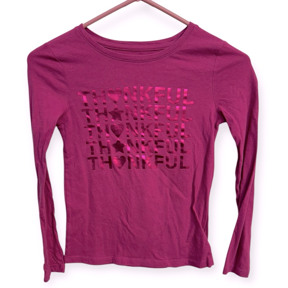 Kids Pink Long Sleeve‎ Shirt. M